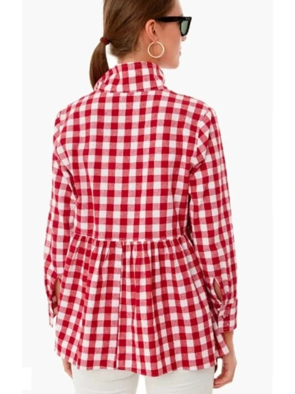 Tuckernuck Pomander Place Red and White Gingham Button-Down Shirt - Picture 2 of 8